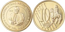 World Coins - Vatican, 10 Euro Cent, 2014, unofficial private coin, , Brass