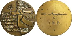 World Coins - France, Medal, Que chaque jour les vents vous soient favorables, Bronze