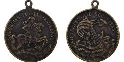 World Coins - France, Medal, Saint Georges Terrassant le Dragon, Brass,