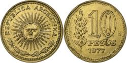 World Coins - Argentina, 10 Pesos, 1977, Aluminum-Bronze, , KM:72