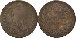 World Coins - Coin, France, Dupré, Decime, AN 5, Paris, , Bronze, KM:644.1