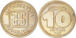 World Coins - Coin, Yugoslavia, 10 Dinara, 1992