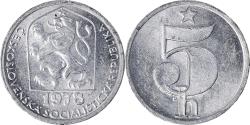 World Coins - Coin, Czechoslovakia, 5 Haleru, 1978