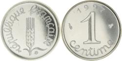 World Coins - Coin, France, Épi, Centime, 1997, Paris, , Stainless Steel, KM:928