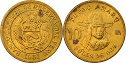 World Coins - Coin, Peru, 10 Soles, 1981, , Brass, KM:272.2