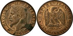World Coins - Coin, France, Napoleon III, Napoléon III, 5 Centimes, 1862, Paris,