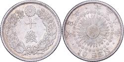 World Coins - Japan, Yoshihito, 10 Sen, Taishō Era, Yr. 6 (1917), Silver,