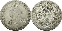 World Coins - Coin, France, Louis XV, Écu aux branches d'olivier, Ecu, 1734, Nantes