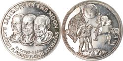 World Coins - France, Medal, Landing on the Moon, N.Amstrong, Sciences & Technologies,