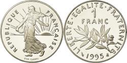 World Coins - Coin, France, Semeuse, Franc, 1995, Paris, Proof, , Nickel, KM:925.2