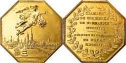 World Coins - France, Token, Chambre de Commerce de Rouen, 1802, Lecomte, , Vermeil