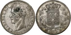World Coins - France, Charles X, 5 Francs, 1829, Rouen, Silver, , Gadoury:644
