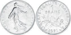 World Coins - Coin, France, Semeuse, Franc, 1971, Paris, , Nickel, KM:925.1