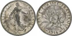 World Coins - France, Franc, Semeuse, 1914, Paris, Silver, , Gadoury:467, KM:844.1