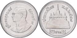 World Coins - Thailand, Rama IX, 2 Baht, 2006, Nickel plated steel, , KM:444
