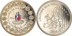 World Coins - France, Medal, L'Europe des XXVIII, Centenaire de la Grande Guerre, Politics