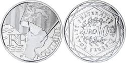 World Coins - France, 10 Euro, Euros des régions, 2010, Monnaie de Paris, Aquitaine