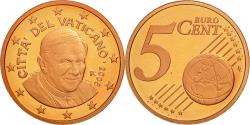 World Coins - VATICAN CITY, 5 Euro Cent, 2008, , Copper Plated Steel, KM:377