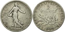 World Coins - Coin, France, Semeuse, 2 Francs, 1900, , Silver, KM:845.1, Gadoury:532