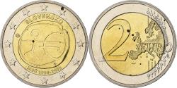 World Coins - Slovakia, 2 Euro, Union économique et monétaire, 2009, Kremnica, Bi-Metallic