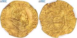 World Coins - County of Tassarolo, Agostino Spinola, Ducat, 1604, Tassarolo, Gold, NGC,
