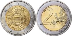 World Coins - France, 2 Euro, 10 Years of Euros Cash, 2012, MDP, Bi-Metallic,