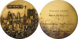 World Coins - France, Medal, Mairie de Rennes, 1994, Bronze, Pichard,