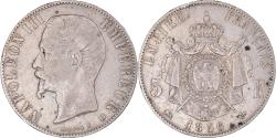 World Coins - Coin, France, Napoleon III, 5 Francs, 1856, Lyon, , Silver, KM:782.3