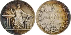 World Coins - France, Medal, Ministère du Commerce et de l'Industrie, Comité des expertises