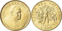 World Coins - Coin, VATICAN CITY, John Paul II, 200 Lire, 1989, FDC,