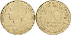 World Coins - France, 20 Centimes, Marianne, 1997, Paris, Aluminum-Bronze, , KM:930