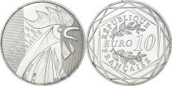 World Coins - France, 10 Euro, 2014, Coq, , Silver