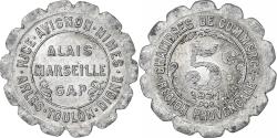World Coins - France, Chambre de Commerce, Région Provençale, 5 Centimes, 1921,