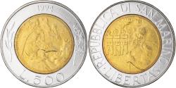 World Coins - Coin, San Marino, 500 Lire, 1994, Rome, , Bi-Metallic, KM:314