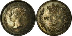 World Coins - Coin, Great Britain, Victoria, 2 Pence, 1850, , Silver, KM:729