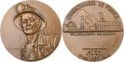 World Coins - France, Medal, Mines, Charbonnages de France, Houillères de Bassin, n.d.