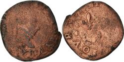 World Coins - Coin, France, Henri III, Double Tournois, Bourges, , Copper