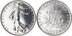 World Coins - Coin, France, Semeuse, Franc, 1990, Paris, , Nickel, KM:925.1