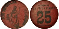 World Coins - Coin, France, Commune de Villemur, Villemur, 25 Centimes, , Cardboard