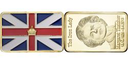 World Coins - United Kingdom, Lingotin, Margaret Thatcher, Copper-Nickel Gilt,