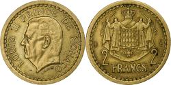 World Coins - Monaco, Louis II, 2 Francs, 1943, Aluminum-Bronze, , Gadoury:MC134