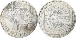 World Coins - France, 10 Euro, Haute-Normandie, 2012, Paris, Silver, , Gadoury:EU514
