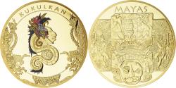 World Coins - France, Medal, Mays, Kukulkan, , Copper Gilt