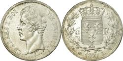 World Coins - Coin, France, Charles X, 5 Francs, 1827, Bayonne, , Silver, Gadoury:644