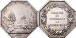 World Coins - France, Token, Chambre de Commerce de Marseille, 1775, Silver, Dubois.A