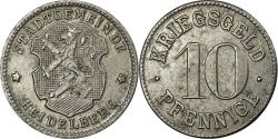World Coins - Coin, Germany, Stadtgemeinde Heidelberg, Kriegsgeld, Heidelberg, 10 Pfennig