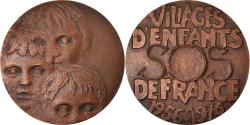 World Coins - France, Medal, Villages d'enfants de France 1956-1976, 1976, Quérolle,