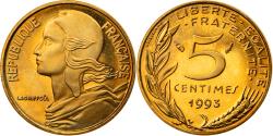 World Coins - Coin, France, Marianne, 5 Centimes, 1993, Paris, BE, , Aluminum-Bronze