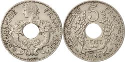 World Coins - Coin, FRENCH INDO-CHINA, 5 Cents, 1938, Paris, , Nickel-brass, KM:18.1a