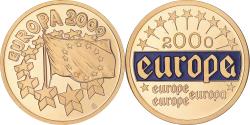 World Coins - France, Medal, Europe, Europa, Politics, 2000, , Copper Gilt